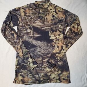Rynoskin Insect Tick Body Armor Shirt Men's Size Large Camo Stretchy Made In USA